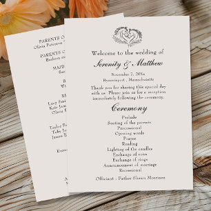 Western Rustikale Hochzeit Programm