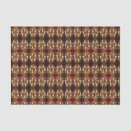Western Rustikaler Bullskull Land Karierter Stil Seidenpapier