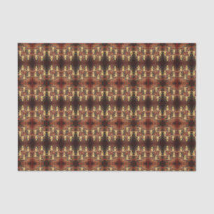 Western Rustikaler Bullskull Land Karierter Stil Seidenpapier