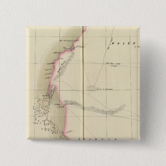 Western Sahara, Afrika 12 Button (Vorderseite)