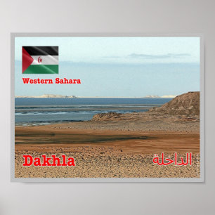 Western Sahara - Dakhla Bay - Poster