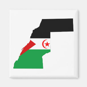 Western sahara Flaggen-Symbol Magnet