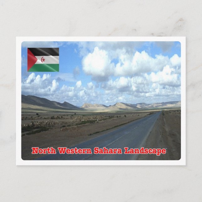 Western Sahara - Postkarte (Vorderseite)