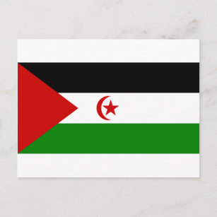 Western sahara postkarte