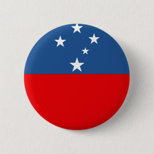 Western Samoa Flag Button