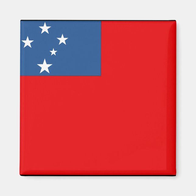 Western Samoa Flag Magnet (Vorne)