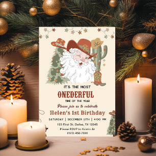 Western Santa Oh Was Für Ein Spaß Weihnachten Gebu Einladung