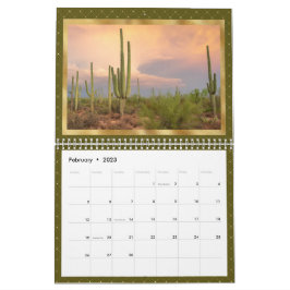 Western Scenes Gold Kalender