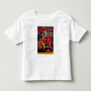 Western schleppt Titelseite Kleinkind T-shirt
