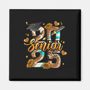 Western Senior 2025 Cowhid Abschluss Cl von 2025 Magnet