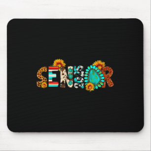 Western Senior 2025 Cowhid Abschluss Cl von 2025 Mousepad