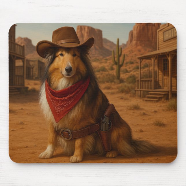 Western Sheltie Thema Mousepad (Vorne)