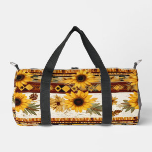 Western Sonnenblume Duffle Bag