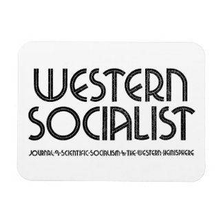 Western Sozialistischer Weißmagnet Magnet