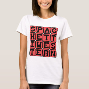 Western-Spaghetti, Filmgenre T-Shirt