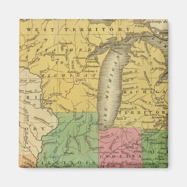 Western Staaten, Gebiete Magnet (Vorne)