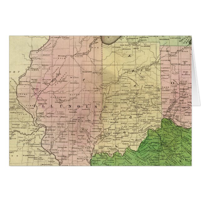 Western Staaten Olney Karte (Vorderseite (Horizontal))