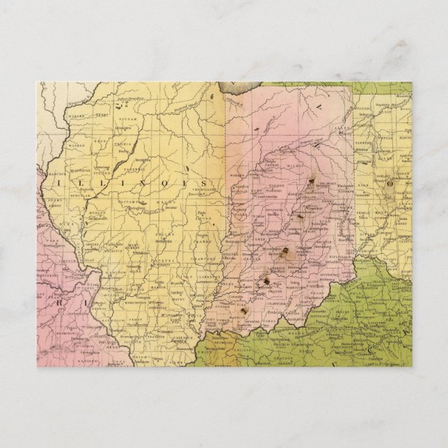 Western Staaten Postkarte (Vorderseite)