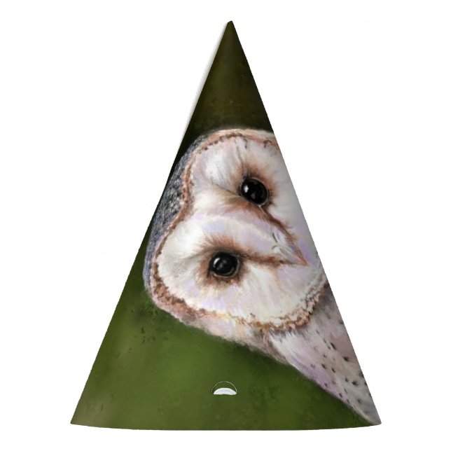 Western Stall Owl Party Hat - Malen Partyhütchen (Links)