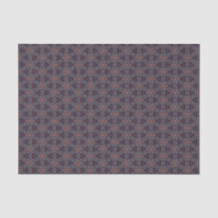Western Sternexplosion Navy Burgundy geschossenes Seidenpapier