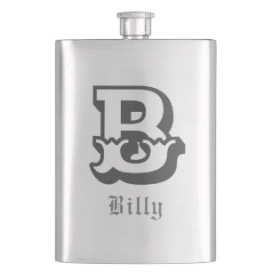 Western Stolz Personalisiert Monogramm Flachmann