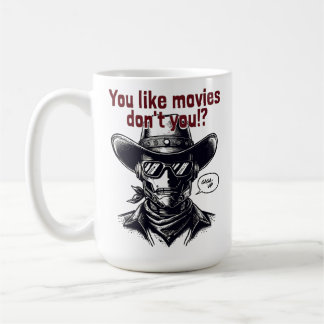Western Style Cowboy Design Kaffeetasse