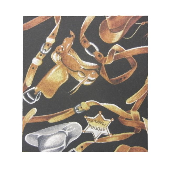 Western Tack Notizblock (Vorderseite)