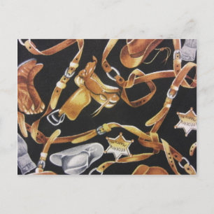 Western Tack Postkarte