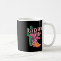 Western Texas Giddy Up Cowgirl Cowboy Boots Cactus