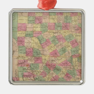 Western Texas Ornament Aus Metall