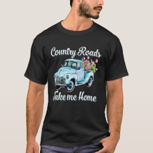Western Texas Vintage LKW Landstrassen bringen mic T-Shirt