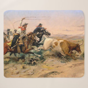 Western "The Herd Quitter" Art von Charles M. Russ Sherpadecke