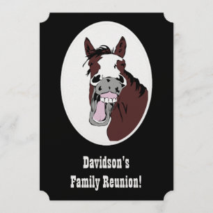 Western-Thema Familie Wiedersehen Custom Einladung