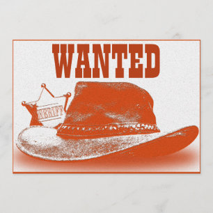 Western-Thema-Party Einladung