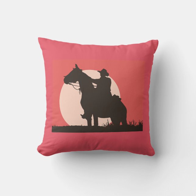 WESTERN THEME COWBOY PILLOWS KISSEN (Vorderseite)