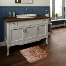 Western-Tooled Leather Print Custom Initial