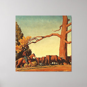 Western "Top of the Ridge" Kunst von Maynard Dixon Leinwanddruck