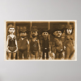 Western Townvolk - Grosses Poster