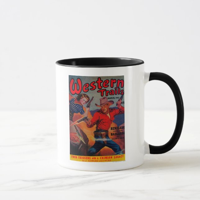 Western Trails Magazine Cover Tasse (Rechts)