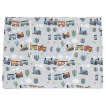 Western Train Adventure - Geschenktasche | Niedlic