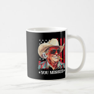 Western Trump Cowboy Du verpasst Trump 2025 US-Fla Kaffeetasse