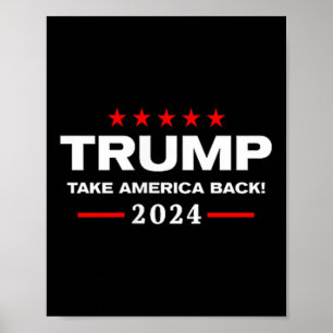 Western Trump Cowboy Sie haben Trump 2024 verpasst Poster