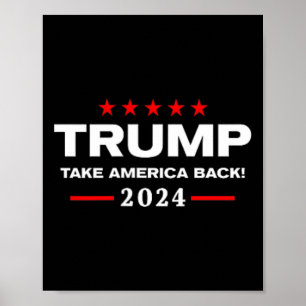 Western Trump Cowboy Sie haben Trump 2024 verpasst Poster