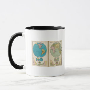 Western und östliche Hemisphäre Tasse