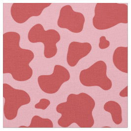 Western Valentines Day Cow Print Cowgirl Pink Red Stoff