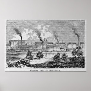 Western View of Manchester Poster