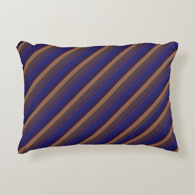 Western Vintage Stripes Dekokissen (Vorderseite)