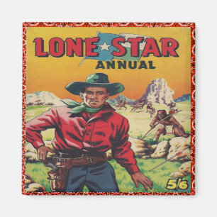 Western-Vintager Cowboy Magnet