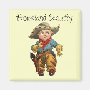 Western-Vintager Spaß Lil Cowboy-Kühlschrankmagn Magnet