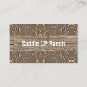 Western-Visitenkarten Visitenkarte